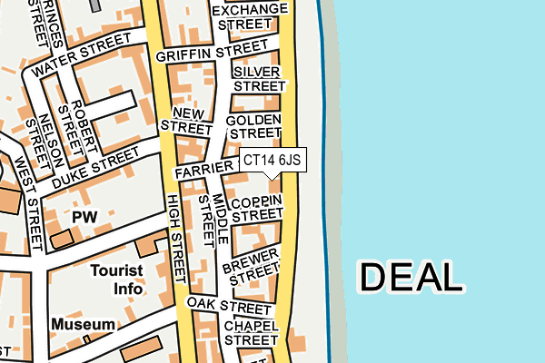 CT14 6JS map - OS OpenMap – Local (Ordnance Survey)