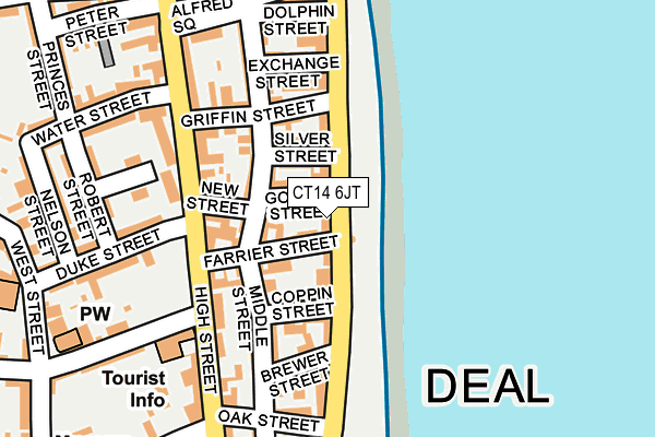 CT14 6JT map - OS OpenMap – Local (Ordnance Survey)