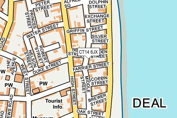 CT14 6JX map - OS OpenMap – Local (Ordnance Survey)