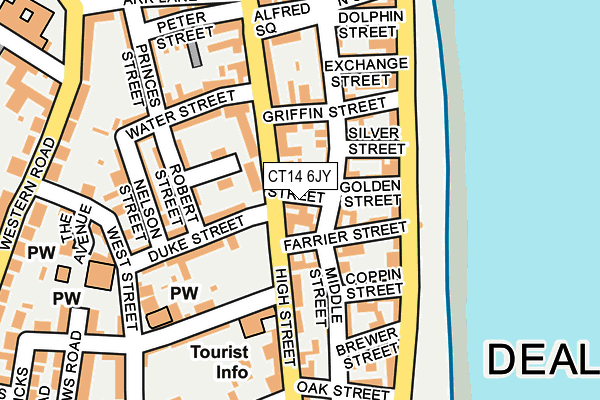CT14 6JY map - OS OpenMap – Local (Ordnance Survey)
