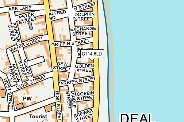 CT14 6LD map - OS OpenMap – Local (Ordnance Survey)