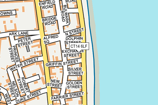 CT14 6LF map - OS OpenMap – Local (Ordnance Survey)