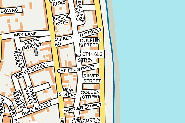 CT14 6LG map - OS OpenMap – Local (Ordnance Survey)