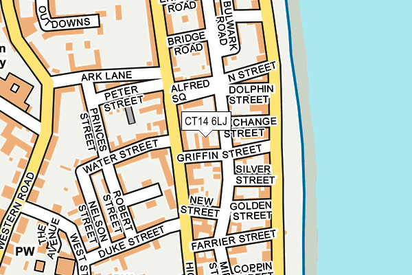 CT14 6LJ map - OS OpenMap – Local (Ordnance Survey)