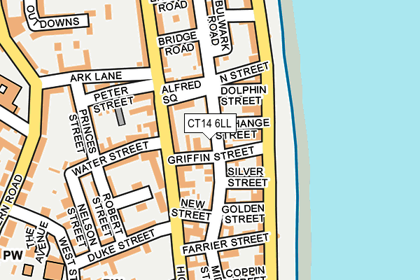 CT14 6LL map - OS OpenMap – Local (Ordnance Survey)