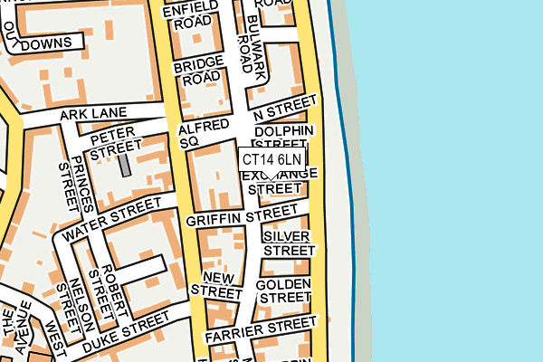CT14 6LN map - OS OpenMap – Local (Ordnance Survey)