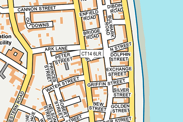 CT14 6LR map - OS OpenMap – Local (Ordnance Survey)