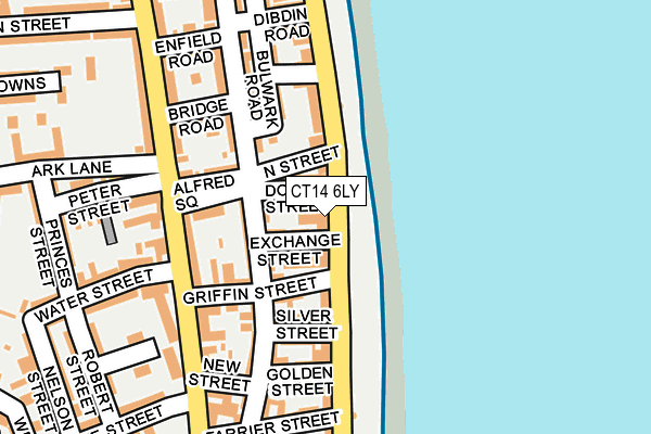 CT14 6LY map - OS OpenMap – Local (Ordnance Survey)