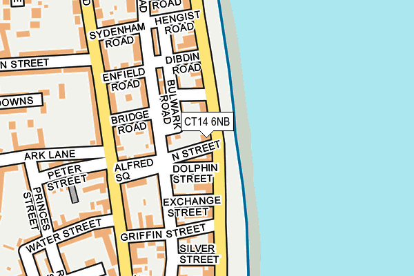 CT14 6NB map - OS OpenMap – Local (Ordnance Survey)