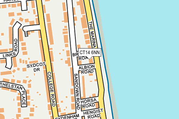 CT14 6NN map - OS OpenMap – Local (Ordnance Survey)