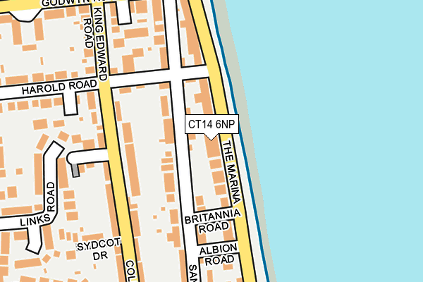 CT14 6NP map - OS OpenMap – Local (Ordnance Survey)