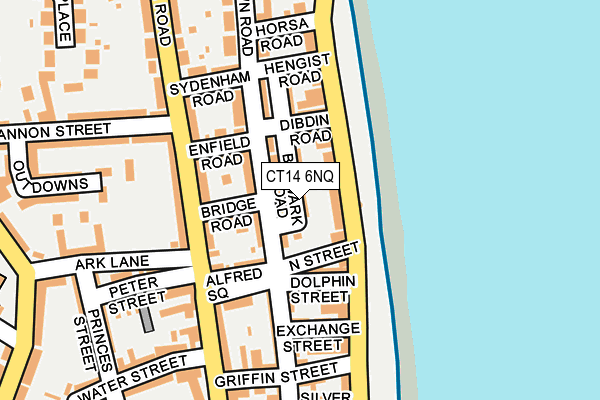 CT14 6NQ map - OS OpenMap – Local (Ordnance Survey)