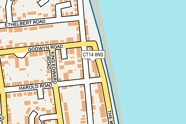 CT14 6NS map - OS OpenMap – Local (Ordnance Survey)
