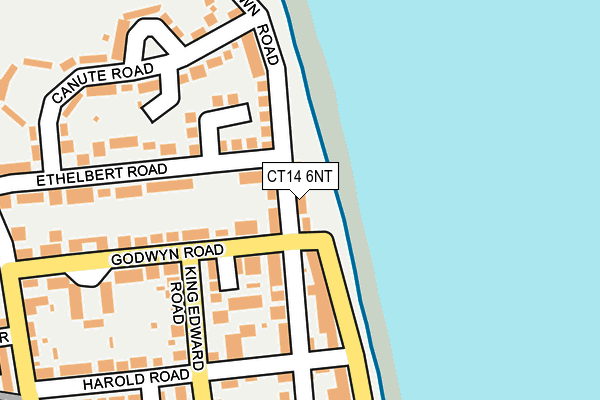 CT14 6NT map - OS OpenMap – Local (Ordnance Survey)