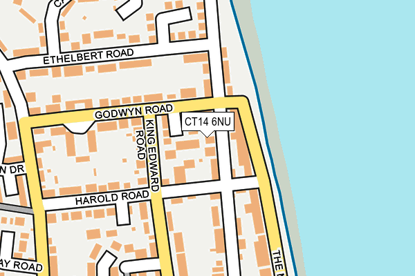 CT14 6NU map - OS OpenMap – Local (Ordnance Survey)