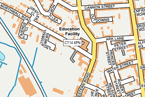 CT14 6PN map - OS OpenMap – Local (Ordnance Survey)