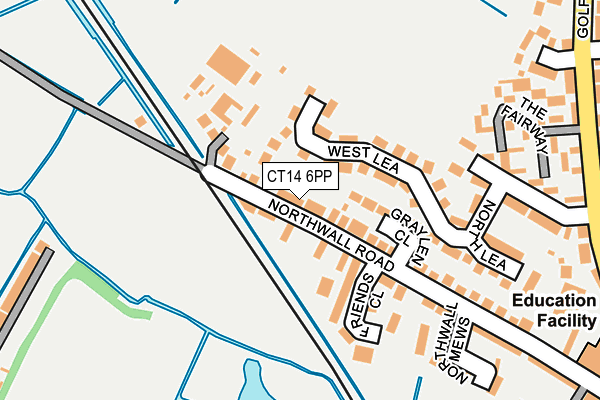 CT14 6PP map - OS OpenMap – Local (Ordnance Survey)