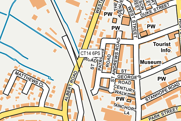 CT14 6PS map - OS OpenMap – Local (Ordnance Survey)