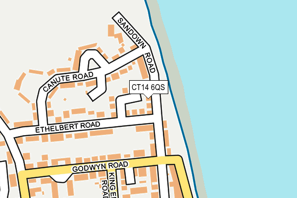 CT14 6QS map - OS OpenMap – Local (Ordnance Survey)