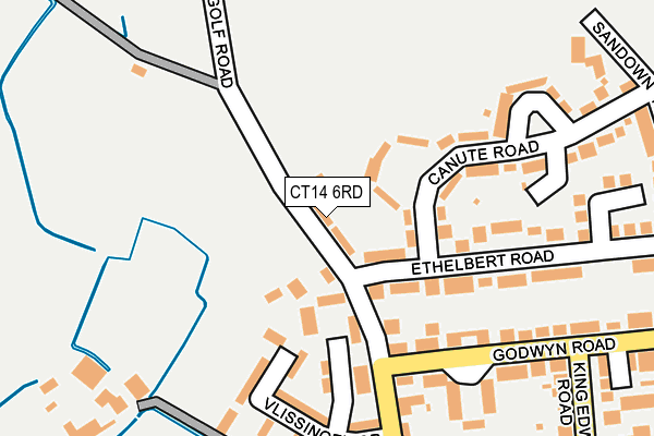 CT14 6RD map - OS OpenMap – Local (Ordnance Survey)
