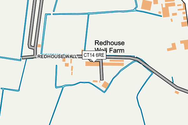 CT14 6RE map - OS OpenMap – Local (Ordnance Survey)