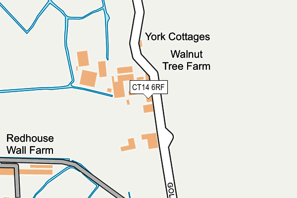 CT14 6RF map - OS OpenMap – Local (Ordnance Survey)