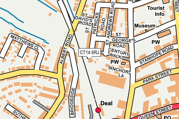 CT14 6RJ map - OS OpenMap – Local (Ordnance Survey)