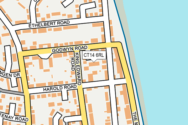 CT14 6RL map - OS OpenMap – Local (Ordnance Survey)