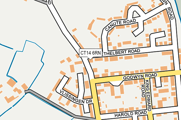 CT14 6RN map - OS OpenMap – Local (Ordnance Survey)