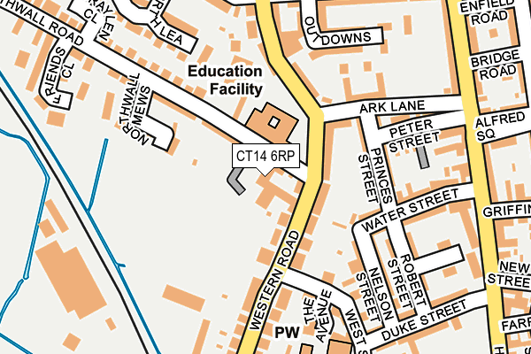 CT14 6RP map - OS OpenMap – Local (Ordnance Survey)