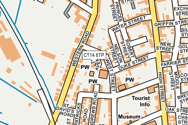 CT14 6TP map - OS OpenMap – Local (Ordnance Survey)