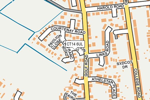 CT14 6UL map - OS OpenMap – Local (Ordnance Survey)