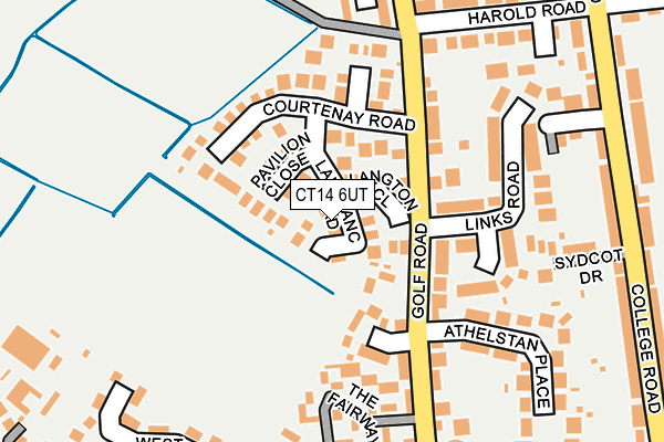 CT14 6UT map - OS OpenMap – Local (Ordnance Survey)