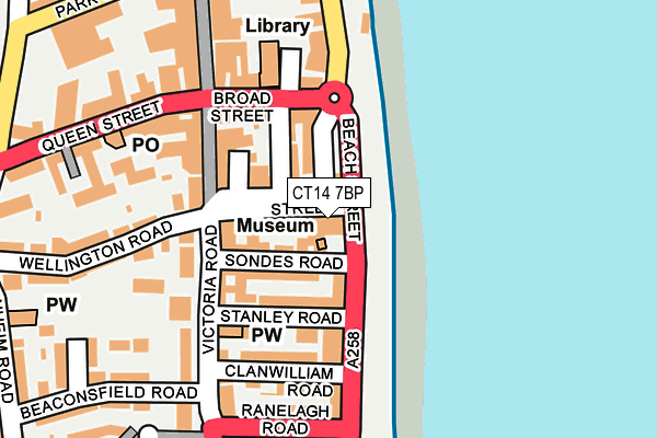 CT14 7BP map - OS OpenMap – Local (Ordnance Survey)