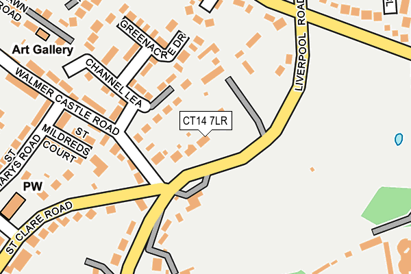 CT14 7LR map - OS OpenMap – Local (Ordnance Survey)