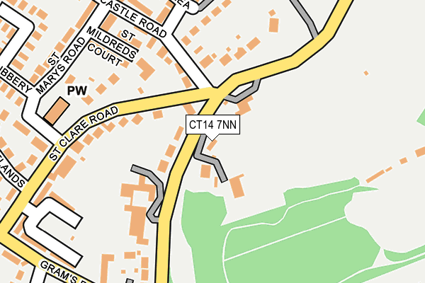 CT14 7NN map - OS OpenMap – Local (Ordnance Survey)