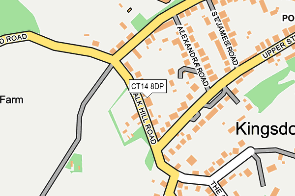 CT14 8DP map - OS OpenMap – Local (Ordnance Survey)