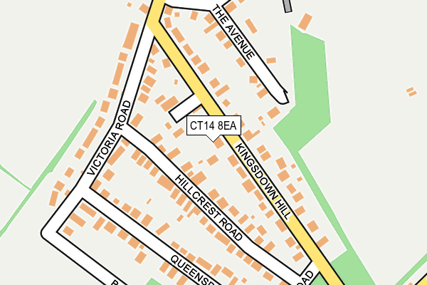 Map of UP THE ROAD THEATRE LTD at local scale