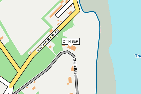 CT14 8EP map - OS OpenMap – Local (Ordnance Survey)
