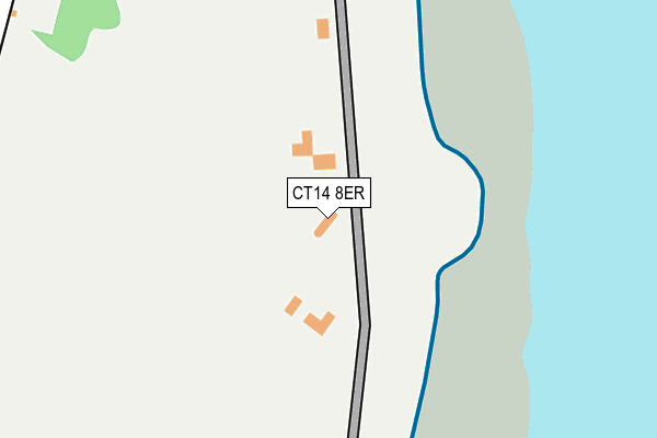 CT14 8ER map - OS OpenMap – Local (Ordnance Survey)