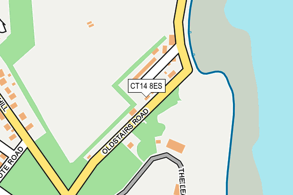 CT14 8ES map - OS OpenMap – Local (Ordnance Survey)