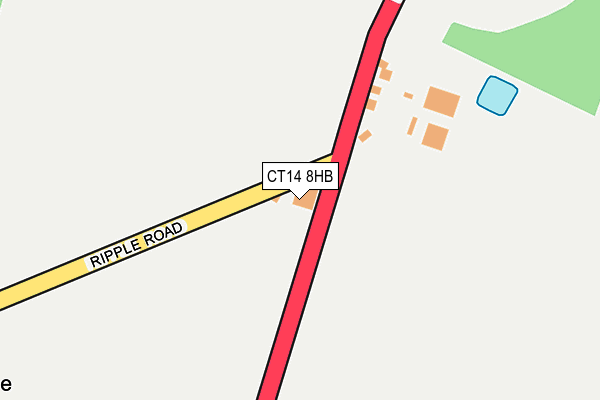 CT14 8HB map - OS OpenMap – Local (Ordnance Survey)