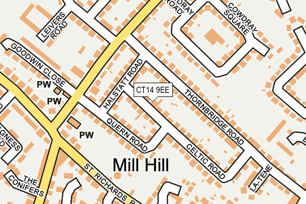 Map of OELEC LIMITED at local scale