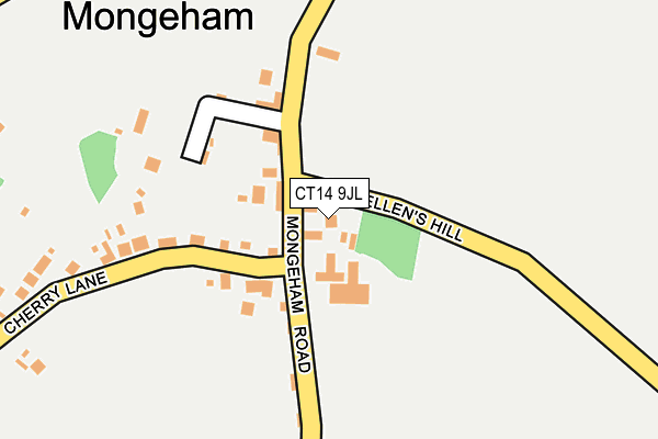 CT14 9JL map - OS OpenMap – Local (Ordnance Survey)