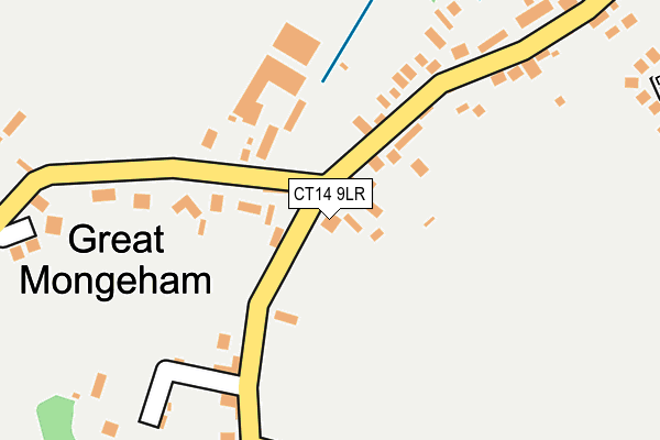 CT14 9LR map - OS OpenMap – Local (Ordnance Survey)