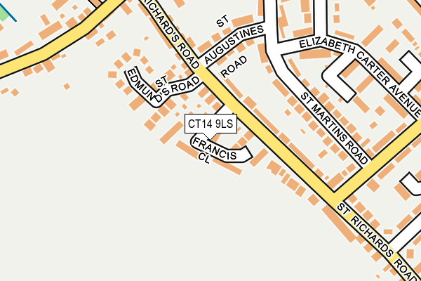 CT14 9LS map - OS OpenMap – Local (Ordnance Survey)