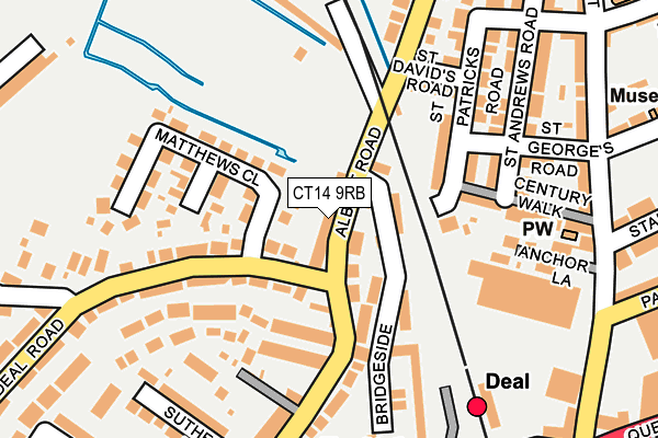 CT14 9RB map - OS OpenMap – Local (Ordnance Survey)