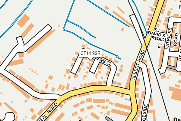 CT14 9SR map - OS OpenMap – Local (Ordnance Survey)