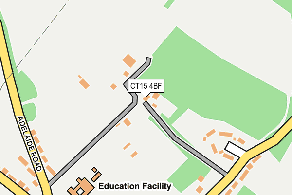 CT15 4BF map - OS OpenMap – Local (Ordnance Survey)