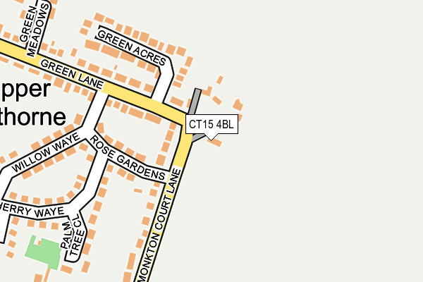 CT15 4BL map - OS OpenMap – Local (Ordnance Survey)